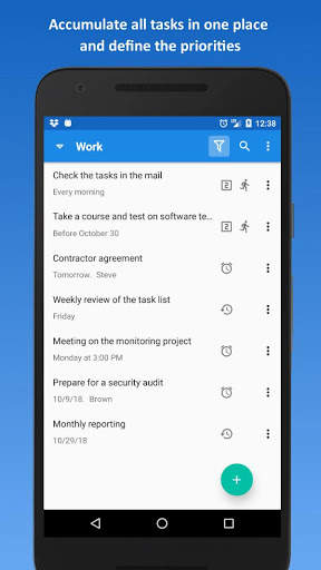 Taskwik is a task list, scheduler and day planner screenshot 1