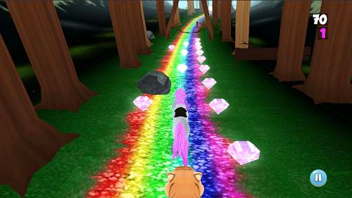 Unicorn Dash Jungle Run 3D screenshot 4