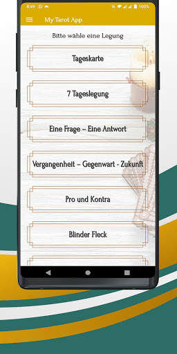 Meine Tarot App 2021 Karten legen kostenlos screenshot 2