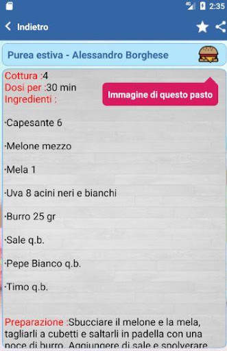 Ricette Italiane - Offline screenshot 3