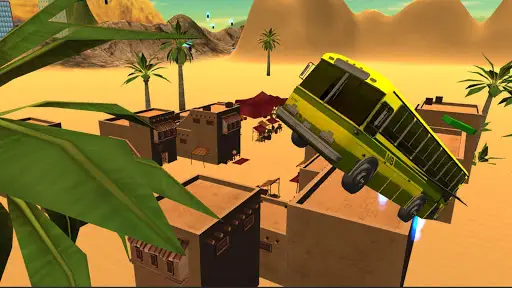 Flying City Bus Simulator 2016 screenshot 3