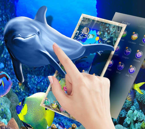Cute Ocean Shark Theme screenshot 3