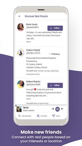 Keeb: True Social, Communities, Music screenshot 2