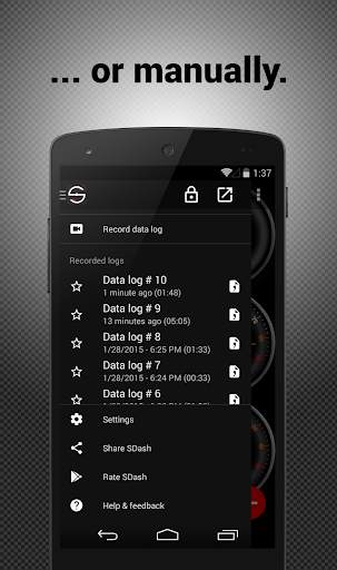 Hondata s300 dash logger-SDash screenshot 5