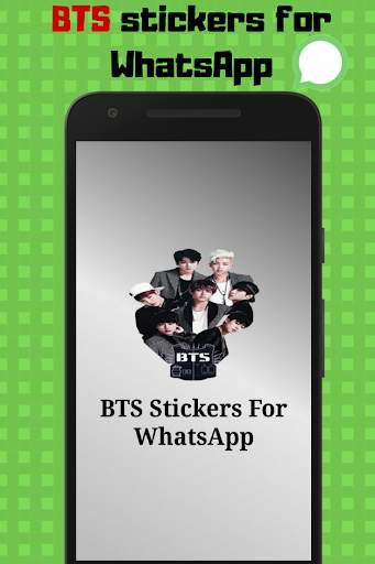 BTS K-pop Stickers For WhatsApp-WAstickerApps screenshot 1