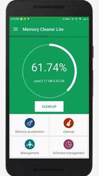 Memory Cleaner Lite screenshot 1