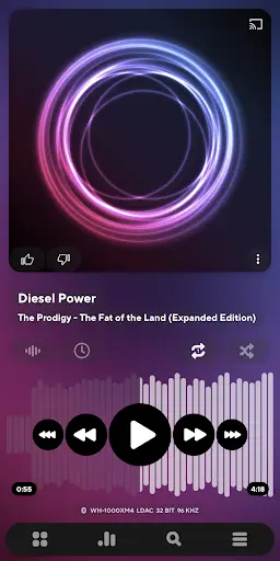 Poweramp screenshot 1