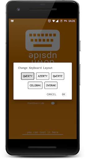 Upside Down Text Keyboard screenshot 7