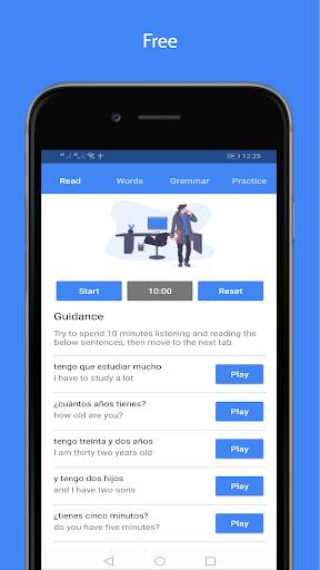 Learn Spanish Offline screenshot 4