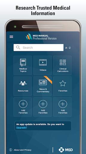MSD Manual Professional screenshot 1