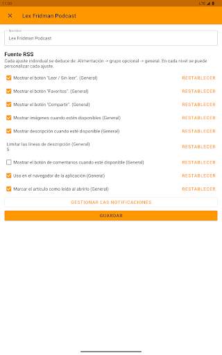 Lector RSS sin conexión screenshot 3