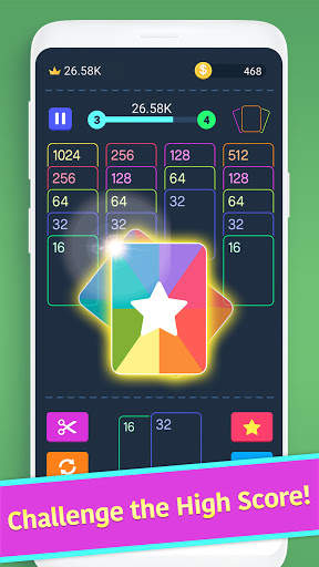 2048 Card-Solitaire Merge Cards Game screenshot 2
