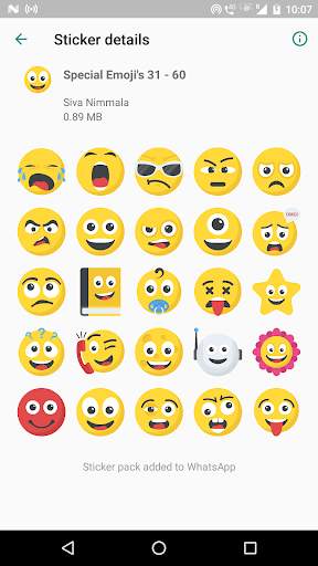 Special Emojis 200 Stickers for WhatsApp screenshot 4