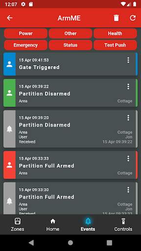 ArmME Security App screenshot 4