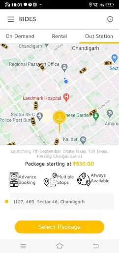 Dash Cabs screenshot 2
