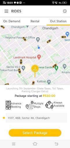 Dash Cabs screenshot 2