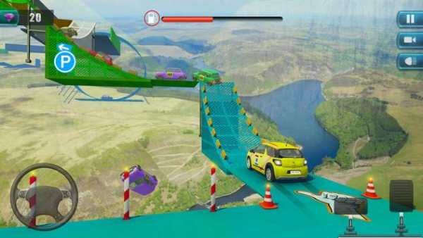 Crazy Ramp Car Stunts Parking:Impossible Tracks screenshot 9