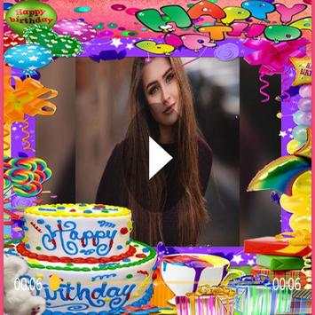 Happy Birthday video Frame screenshot 4