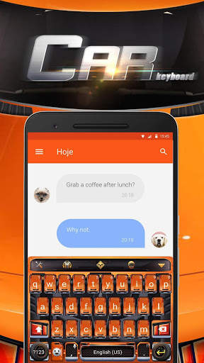 Speed Car Keyboard Theme screenshot 2