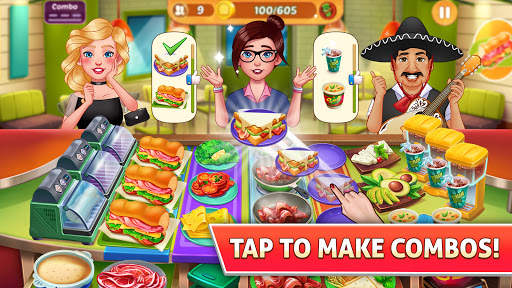 Kitchen Craze: Ateşli şehir yemek oyunları screenshot 4