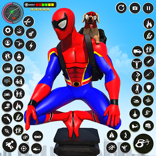 Super-herói voador: Jogos de a icon