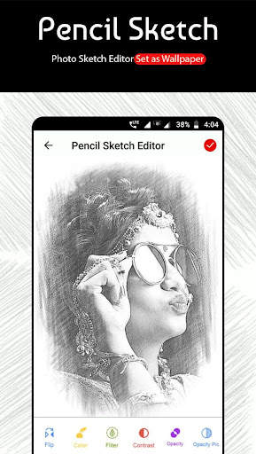 Pencil Sketch Editor 6 تصوير الشاشة
