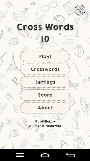 CrossWords 10 screenshot 1