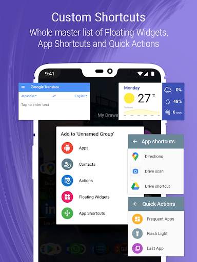 Sidebar, Edge Screen, Circle Launcher - Floatoo screenshot 2