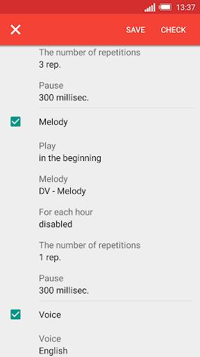 Speaking clock DVBeep screenshot 4