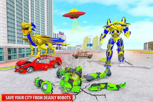 Flying Dragon Robot Transform: Bus Robot Transport screenshot 3
