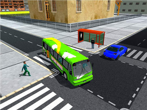 Tourist Bus NYC Offroad Driving Mountain Challenge screenshot 11