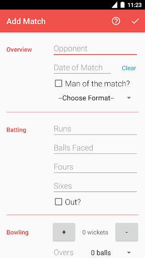 Cricket Statistics Calculator screenshot 5