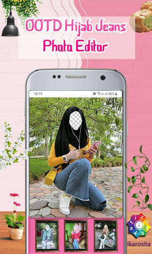 OOTD Hijab jeans Photo Editor screenshot 3