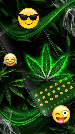 Green Weed Keyboard screenshot 3