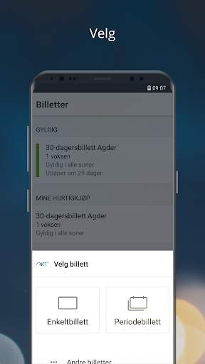 AKT Billett screenshot 2