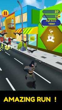 Manhattan Subway Bat Superhero - man Run screenshot 2