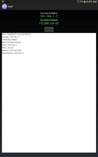 My IP address - Network tools screenshot 3