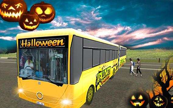 HALLOWEEN PARTY NIGHT BUS DRIVER 3D screenshot 1