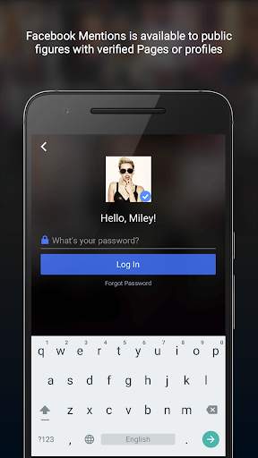 Facebook Mentions screenshot 1