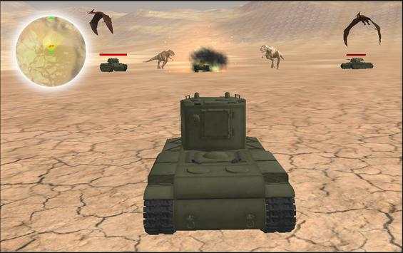Dino World Tank Simulator Crazy world war 2 Battle screenshot 3