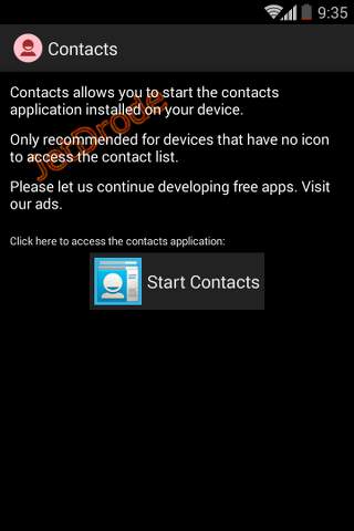 Contacts screenshot 1