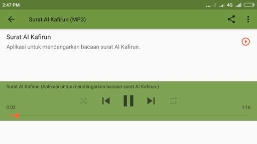 Surat Al Kafirun screenshot 4