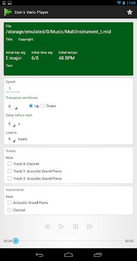 Don's Vario Player screenshot 2