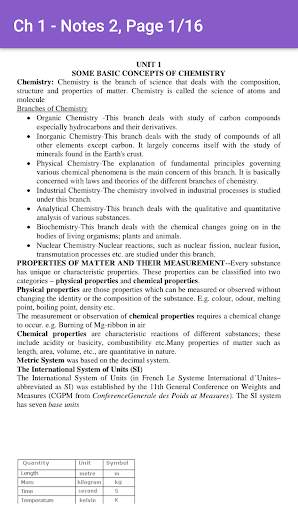 11th Chemistry Notes screenshot 3