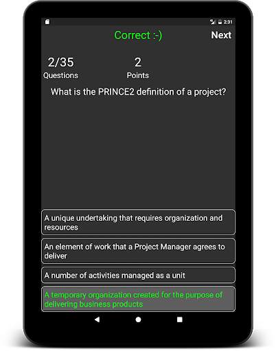 Prince2 Foundation Trainer EN screenshot 11