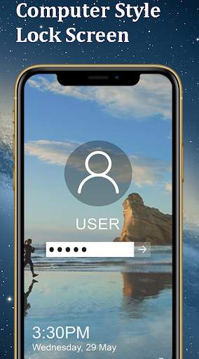 Computer Style Lock Screen Pro 1 تصوير الشاشة