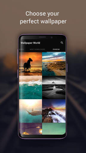 Wallpaper World: 4K, HD Backgrounds (No AD) screenshot 1