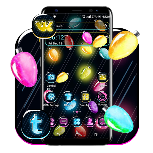 Candy Bulb Launcher Theme иконка