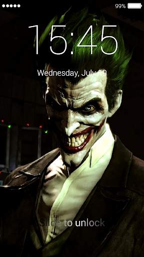 Card Joker Lock Screen ART screenshot 4