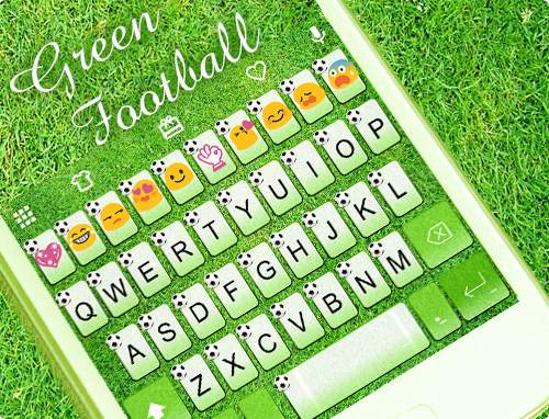 Green Football Emoji Keyboard स्क्रीनशॉट 5